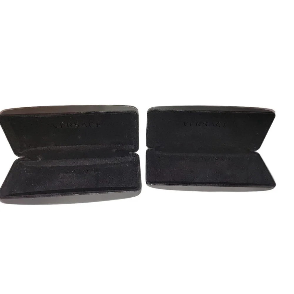 Versace Hard Shell Glasses Case x2 Large & Small